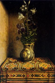 Hans Memling : Marian Flowerpiece